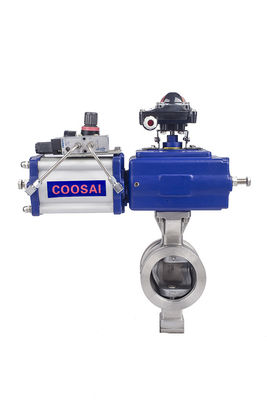 DN15-DN1200 Electric Segment Ball Valve with Electric Operation Method