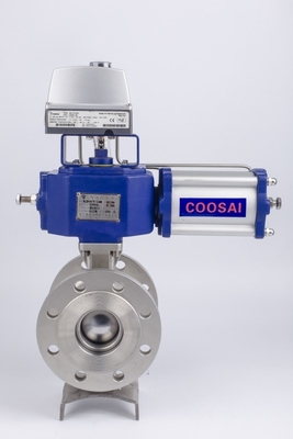 DN25 Carbon Steel Segment Ball Valve Designed For Corrosion-Resistant Applications