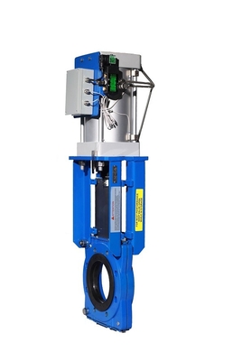 Gasflussmesser-Gatterventil mit Schnellöffnungsmerkmal und Waferendverbindung